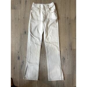 OFF-WHITE Slit Detail High Rise Jeans‎ Size 24